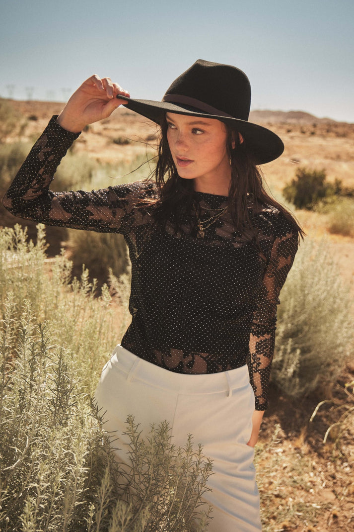 Ces Femme Floral Lace Mesh Bodysuit Kraus Classic LLC